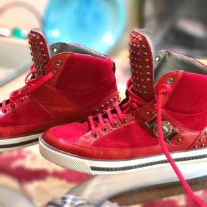 Auth Men Versace High tops Sneakers